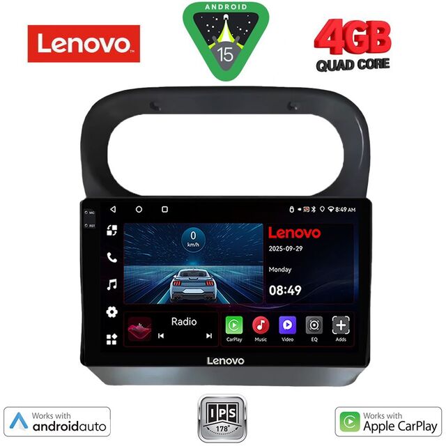 LENOVO LVE 8559_CPAA (9inc) MULTIMEDIA TABLET for RENAULT TWINGO mod. 2007-2014