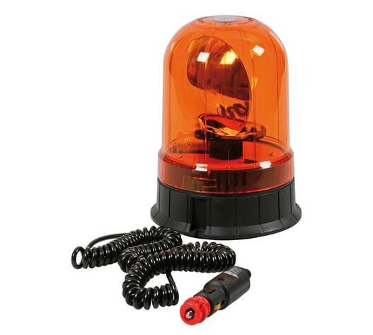 Φάρος RH-2 12V/24V Μαγνητικός με φις αναπτήρα Πορτοκαλί 130x195mm