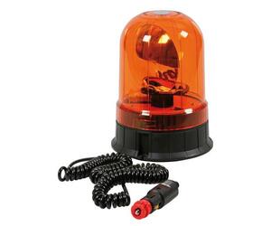 Φάρος RH-2 12V/24V Μαγνητικός με φις αναπτήρα Πορτοκαλί 130x195mm