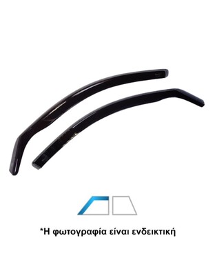 ΑΝΕΜΟΘΡΑΥΣΤΕΣ ΓΙΑ ALFA ROMEO 75 4D 1989-1995 ΖΕΥΓΑΡΙ ΑΠΟ ΕΥΚΑΜΠΤΟ ΦΙΜΕ ΠΛΑΣΤΙΚΟ HEKO - 2 ΤΕΜ.