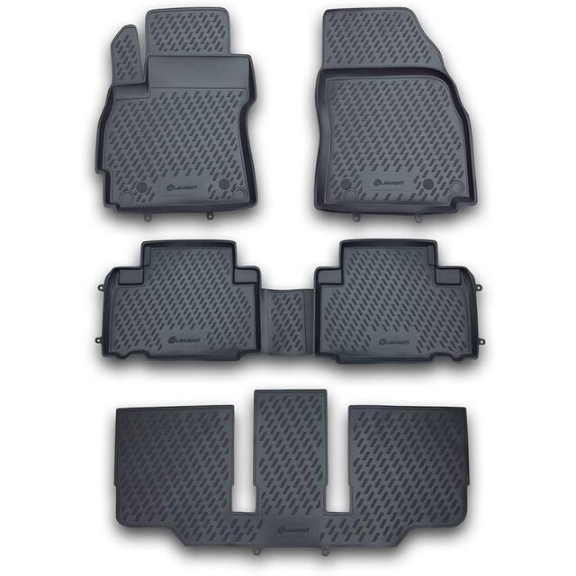 ΠΑΤΑΚΙΑ ΣΕ ΣΚΑΦΗ TPE ΛΑΣΤΙΧΟ ΓΙΑ MAZDA 5 12/2010-2015  ΣΕ ΜΑΥΡΟ ΧΡΩΜΑ NOVLINE - 4 ΤΕΜ.