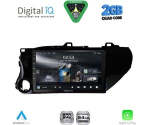 DIGITAL IQ RSD 1721_CPA (10inc) MULTIMEDIA TABLET for TOYOTA HILUX mod. 2017-2026