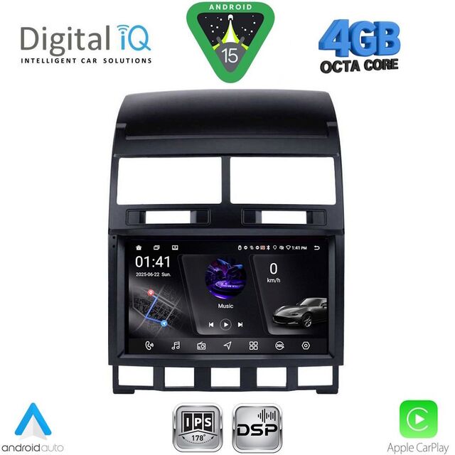 DIGITAL IQ RSG 6765_CPA (9inc) MULTIMEDIA TABLET for VW TOUAREG mod. 2003-2011
