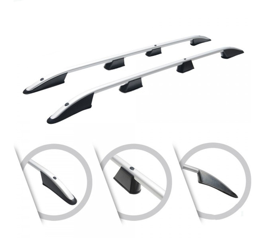 ΜΠΑΡΕΣ ΟΡΟΦΗΣ ΓΙΑ FORD TRANSIT CONNECT / TOURNEO CONNECT / VW CADDY 2021+ ΠΑΡΑΛΛΗΛΕΣ L1 ΑΛΟΥΜΙΝΙΟΥ ΑΣΗΜΙ ΟMTEC - 2 TEMΑΧΙΑ