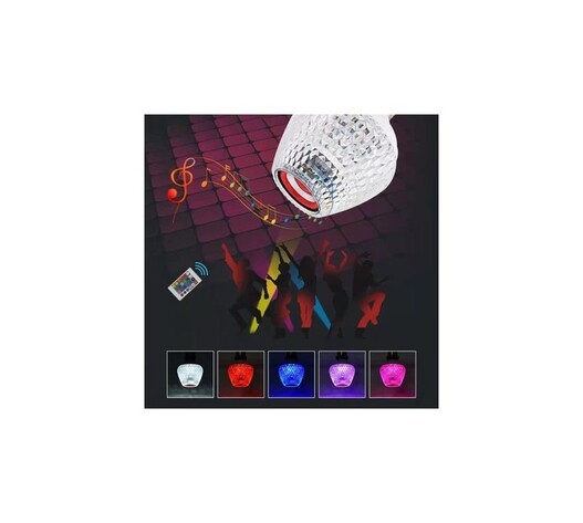 LED ΛΑΜΠΑ/ΗΧΕΙΟ ΜΕ RGB ΦΩΤΙΣΜΟ ZJD-1247