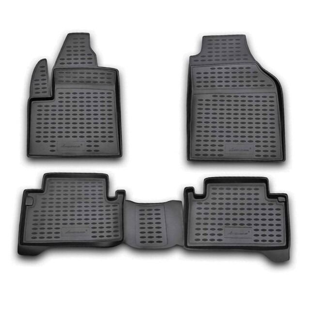 Novline – Πατάκια Σκαφάκια για Ford Transit Tourneo Connect 06/2002 > 10/2013 5πορτο / MiniVan / Επαγγελματικό για αντοχή καθημερινής χρήσης από TPE λάστιχο – 1 Σετ (1571892G/NV)