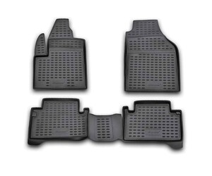 Novline – Πατάκια Σκαφάκια για Ford Transit Tourneo Connect 06/2002 > 10/2013 5πορτο / MiniVan / Επαγγελματικό για αντοχή καθημερινής χρήσης από TPE λάστιχο – 1 Σετ (1571892G/NV)