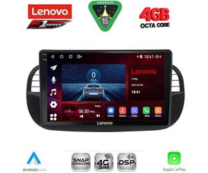LENOVO SSQ 9130BL_CPA (9inc) MULTIMEDIA TABLET for FIAT 500 mod. 2007-2015 (BLACK)