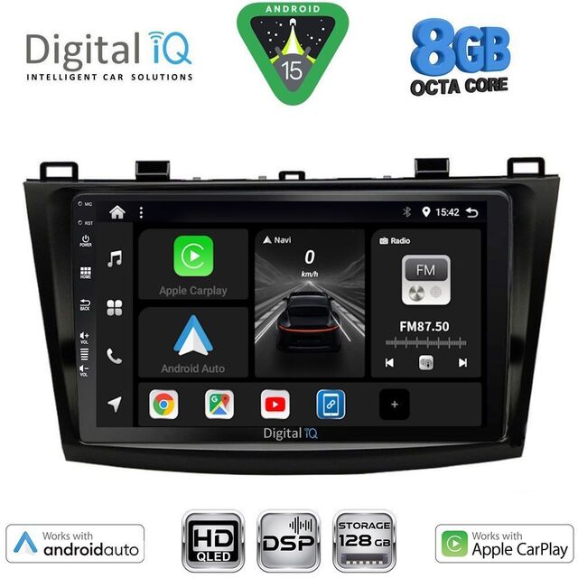 DIGITAL IQ BXF 7366_CPAA (9inc) MULTIMEDIA TABLET for MAZDA 3 mod. 2009-2014