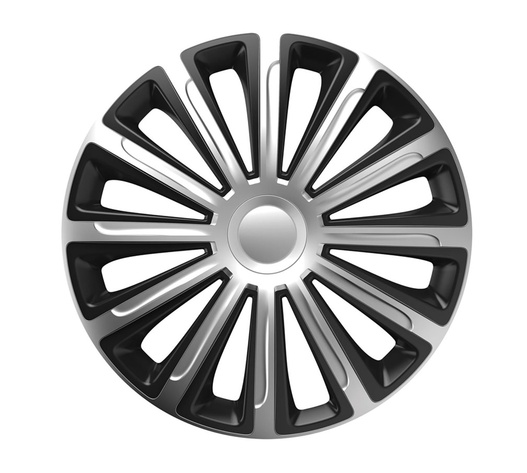 Amio - ΤΑΣΙ 16 INCH HUBCAP TREND SILVER BLACK - 1 ΤΕΜ. (11703/AM)