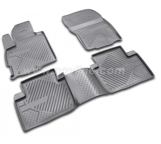 ΠΑΤΑΚΙΑ ΣΕ ΣΚΑΦΗ TPE ΛΑΣΤΙΧΟ ΓΙΑ CITROEN C2 3D 2003-2010  ΣΕ ΜΑΥΡΟ ΧΡΩΜΑ NOVLINE - 4 ΤΕΜ.