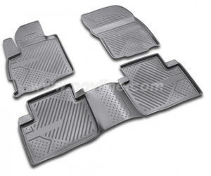 ΠΑΤΑΚΙΑ ΣΕ ΣΚΑΦΗ TPE ΛΑΣΤΙΧΟ ΓΙΑ CITROEN C2 3D 2003-2010  ΣΕ ΜΑΥΡΟ ΧΡΩΜΑ NOVLINE - 4 ΤΕΜ.