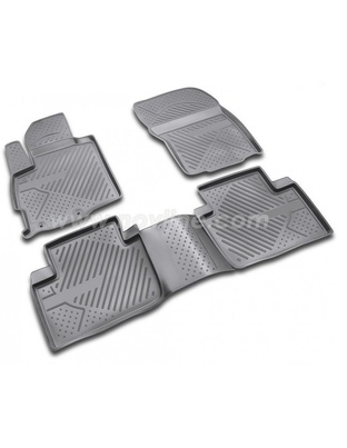 ΠΑΤΑΚΙΑ ΣΕ ΣΚΑΦΗ TPE ΛΑΣΤΙΧΟ ΓΙΑ CITROEN C2 3D 2003-2010  ΣΕ ΜΑΥΡΟ ΧΡΩΜΑ NOVLINE - 4 ΤΕΜ.
