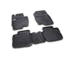 ΠΑΤΑΚΙΑ ΣΕ ΣΚΑΦΗ TPE ΛΑΣΤΙΧΟ ΓΙΑ MITSUBISHI COLT 3D 2008+  ΣΕ ΜΑΥΡΟ ΧΡΩΜΑ NOVLINE - 4 ΤΕΜ.