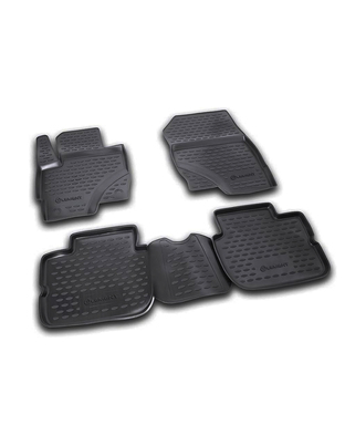 ΠΑΤΑΚΙΑ ΣΕ ΣΚΑΦΗ TPE ΛΑΣΤΙΧΟ ΓΙΑ MITSUBISHI COLT 3D 2008+  ΣΕ ΜΑΥΡΟ ΧΡΩΜΑ NOVLINE - 4 ΤΕΜ.