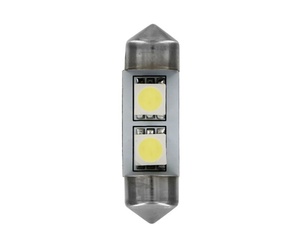 ΛΑΜΠΑΚΙ ΠΛΑΦΟΝΙΕΡΑΣ 24V 9x31mm 15lm HYPER-LED6 ΛΕΥΚΟ 2SMDx3chips (ΔΙΠΛΗΣ ΠΟΛΙΚΟΤΗΤΑΣ) LAMPA - ΣΑΚΟΥΛΑ 20 ΤΕΜ.