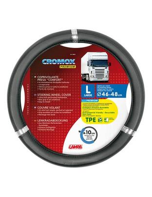 ΚΑΛΥΜΜΑ ΤΙΜΟΝΙΟΥ ΦΟΡΤΗΓΟΥ CROMOX (L) 46-48cm (ΜΑΥΡΟ/ΧΡΩΜΙΟ/ΟΙΚΟΛΟΓΙΚΟ/ΑΟΣΜΟ)