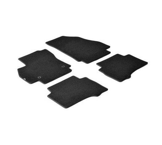 ΠΑΤΑΚΙΑ EXECUTIVE ΜΟΚΕΤΑ ΓΙΑ CITROEN NEMO VAN 5D 12/2008-03/2014 / FIAT FIORINO 11/2007+ / FIAT QUBO 5D 09/2008-05/2020 / PEUGEOT BIPPER 05/2008-03/2014 / PEUGEOT BIPPER TEPEE 03/2009-12/2017 ΣΕ ΜΑΥΡΟ ΧΡΩΜΑ ΜΕ ΚΟΥΜΠΩΜΑΤΑ LAMPA - 4 ΤΕΜ.