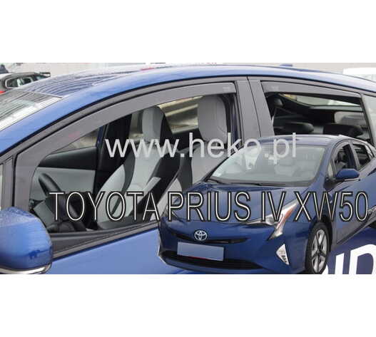 ΑΝΕΜΟΘΡΑΥΣΤΕΣ ΓΙΑ TOYOTA PRIUS 5D 2016+ ΣΕΤ ΑΥΤΟΚΙΝΗΤΟΥ ΑΠΟ ΕΥΚΑΜΠΤΟ ΦΙΜΕ ΠΛΑΣΤΙΚΟ HEKO - 4 ΤΕΜ.