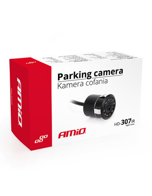 Amio - ΚΑΜΕΡΑ ΟΠΙΣΘΟΠΟΡΕΙΑΣ HD-307 IR NIGHT VISION ΜΕ LED 18mm 12V - 1 τεμ. (02164/AM)