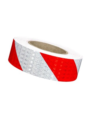 RCHANG ΑΝΑΚΛΑΣΤΙΚΗ ΤΑΙΝΙΑ ΚΟΚΚΙΝΟ-ΛΕΥΚΟ PVC 5cm*5m W15230-8