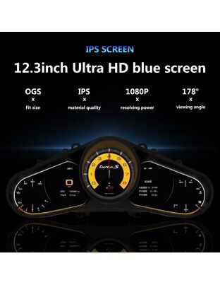 DIGITAL IQ DDD 631_DC (12.3in) DIGITAL CLUSTER for PORSCHE CAYENNE mod. 2010-2017