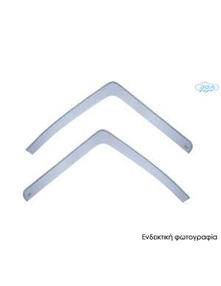 ΖΕΥΓΑΡΙ ΜΠΡΟΣΤΙΝΟΙ ΑΝΕΜΟΘΡΑΥΣΤΕΣ ΓΙΑ DAF LF 45/55 DAYCAN / SLEPPER CAB 2006+ / LF EURO 2014+ / RENAULT D 2014+ ΑΠΟ ΕΥΚΑΜΠΤΟ ΧΥΤΟ ΑΚΡΥΛΙΚΟ ΓΥΑΛΙ (CAST ACRYLIC GLASS) DGA - 2 ΤΕΜ.