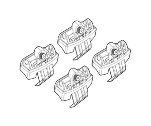 ΑΚΡΑ ΓΙΑ ΜΠΑΡΕΣ NORDRIVE ΓΙΑ MAZDA CX-5 06/17+ KIT