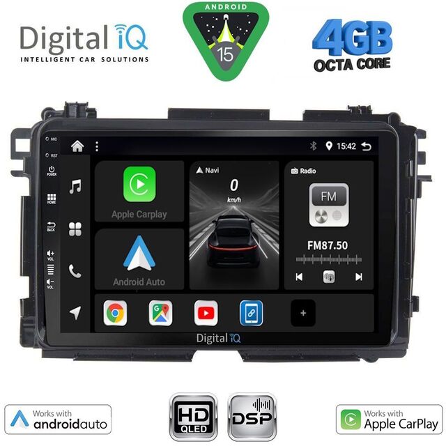 DIGITAL IQ BXF 16201_CPAA (10inc) MULTIMEDIA TABLET for HONDA HRV mod. 2015-2021