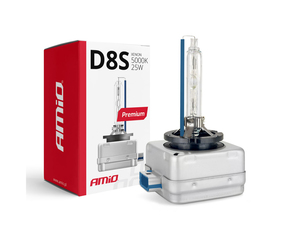 Amio - ΑΝΤΑΛΛΑΚΤΙΚΗ ΛΑΜΠΑ PREMIUM D8S 12V 5.000k 25W - 1 TEM. (02395/AM)