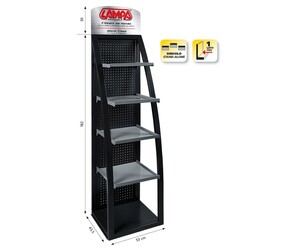 ΕΚΘΕΤΗΣ/ΣΤΑΝΤ ΣΕΤ LAMPA TYPE 1 F12 ΜΕ 4 ΡΑΦΙΑ - 182 cm (ΧΩΡΙΣ ΕΠΙΓΡΑΦΗ)
