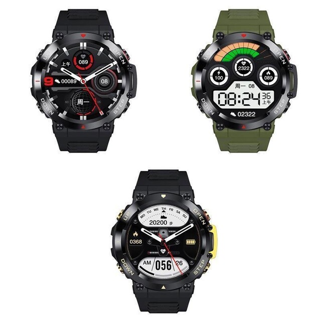 ALUMINIUM SMARTWATCH ΜΕ ΠΑΛΜΟΓΡΑΦΟ AK45