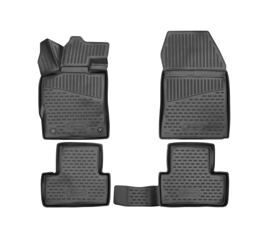 ΠΑΤΑΚΙΑ ΣΕ ΣΚΑΦΗ TPE ΛΑΣΤΙΧΟ ΓΙΑ FORD RANGER T6.2(P703) 2022+ ΔΕΞΙΟΤΙΜΟΝΟ (RHD)  ΣΕ ΜΑΥΡΟ ΧΡΩΜΑ NOVLINE - 3 ΤΕΜ
