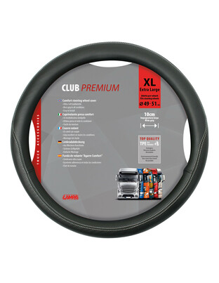 ΚΑΛΥΜΜΑ ΤΙΜΟΝΙΟΥ ΦΟΡΤΗΓΟΥ CLUB 49/51cm (XL) ΜΑΥΡΟ ΟΙΚΟΛΟΓΙΚΟ ΚΑΙ ΑΟΣΜΟ
