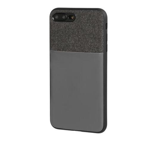 APPLE iPHONE 7 ΚΑΙ 8 ΘΗΚΗ ΚΙΝΗΤΟΥ DUO POCKET ΜΑΥΡΟ-ΓΚΡΙ ΜΑΓΝΗΤΙΚΗ SILVER LINE