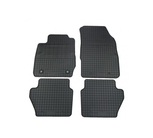 Cik - ΠΑΤΑΚΙΑ ΑΥΤΟΚΙΝΗΤΟΥ ΑΠΟ ΛΑΣΤΙΧΟ ΓΙΑ FORD FIESTA 3D / ST 5D / ST2 2017+ ΣΕ ΜΑΥΡΟ ΧΡΩΜΑ ΜΕ ΚΟΥΜΠΩΜΑΤΑ - 4 ΤΕΜ. (RM.FO.0033/CK)