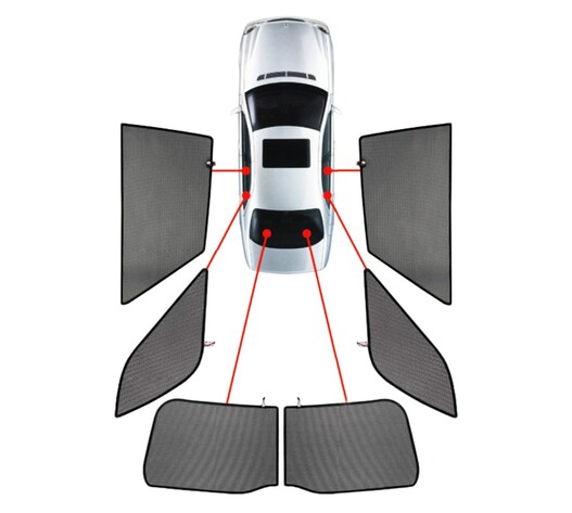 CarShades - ΚΟΥΡΤΙΝΑΚΙΑ  CAR SHADES ΓΙΑ HYUNDAI KONA 5D 2017+ - 6 ΤΕΜ. (PVC.HYU-KONA-5-A)