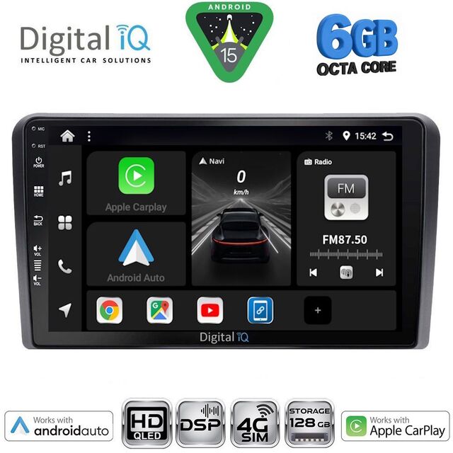 DIGITAL IQ BXF 17481BL_CPAA (9inc) MULTIMEDIA TABLET for OPEL ALL mod. 2004-2014 (BLACK)