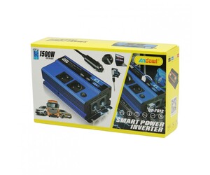 ΕΞΥΠΝΟΣ ΜΕΤΑΤΡΟΠΕΑΣ ΙΣΧΥΟΣ POWER INVERTER 1500W ANDOWL AN-QY-7012