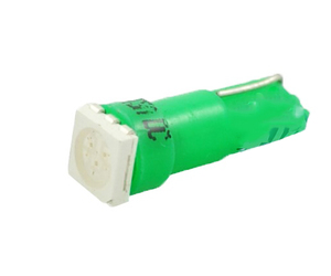 T5 12V W2x4,6d LED 1xSMD5050 ΠΡΑΣΙΝΟ (ΚΑΡΦΩΤΟ ΑΚΑΛΥΚΟ) BLISTER 2ΤΕΜ. M-TECH