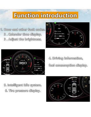 DIGITAL IQ DDD 631_DC (12.3in) DIGITAL CLUSTER for PORSCHE CAYENNE mod. 2010-2017