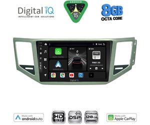 DIGITAL IQ BXF 7745_CPAA (SL) (10inc) MULTIMEDIA TABLET for VW GOLF SPORTSVAN mod. 2014-2021