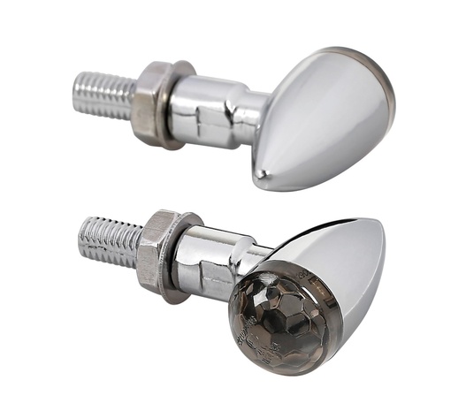 ΦΛΑΣ ΜΟΤΟ DROP 12V SMD LED (35x43mm) ΧΡΩΜΙΟ -2 ΤΕΜ.
