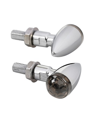 ΦΛΑΣ ΜΟΤΟ DROP 12V SMD LED (35x43mm) ΧΡΩΜΙΟ -2 ΤΕΜ.
