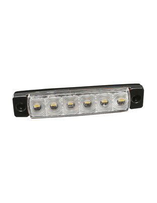 ΦΩΣ ΟΓΚΟΥ 9>32V 6 LED ΛΕΥΚΟ ΔΙΑΦΑΝΟ 95,6x19,8mm ΜΕ ΕΓΚΡΙΣΗ ΤΥΠΟΥ E148 LAMPA -  1 Τεμ.