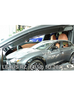 ΑΝΕΜΟΘΡΑΥΣΤΕΣ ΓΙΑ LEXUS RZ (EB10) 5D 2022+ ΖΕΥΓΑΡΙ ΑΠΟ ΕΥΚΑΜΠΤΟ ΦΙΜΕ ΠΛΑΣΤΙΚΟ HEKO - 2 ΤΕΜ.