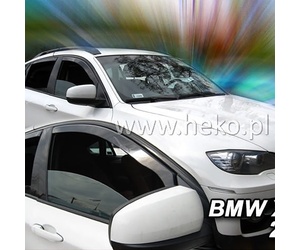 ΑΝΕΜΟΘΡΑΥΣΤΕΣ ΓΙΑ BMW X6 E71 5D 2008-2014 ΖΕΥΓΑΡΙ ΑΠΟ ΕΥΚΑΜΠΤΟ ΦΙΜΕ ΠΛΑΣΤΙΚΟ HEKO - 2 ΤΕΜ.