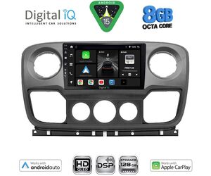 DIGITAL IQ BXF 7463_CPAA (10inc) MULTIMEDIA TABLET for NISSAN NV400 - OPEL MOVANO - RENAULT MASTER mod. 2010-2020