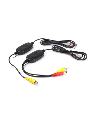 Amio - ΚΑΛΩΔΙΟ ΣΥΝΔΕΣΗΣ RCA ΜΕ ΠΟΜΠΟ & ΔΕΚΤΗ 12V 2.4Ghz (ΓΙΑ ΑΣΥΡΜΑΤΗ ΣΥΝΔΕΣΗ ΚΑΜΕΡΑΣ & ΟΘΟΝΗΣ) - 1 τεμ. (02486/AM)