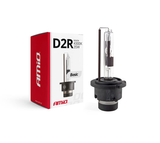 Amio – Λάμπα Xenon D2R 12V 35W P32d-3 4300K Basic για Αυτοκίνητο Ανταλλακτική – 1 Τεμ. (01411/AM)